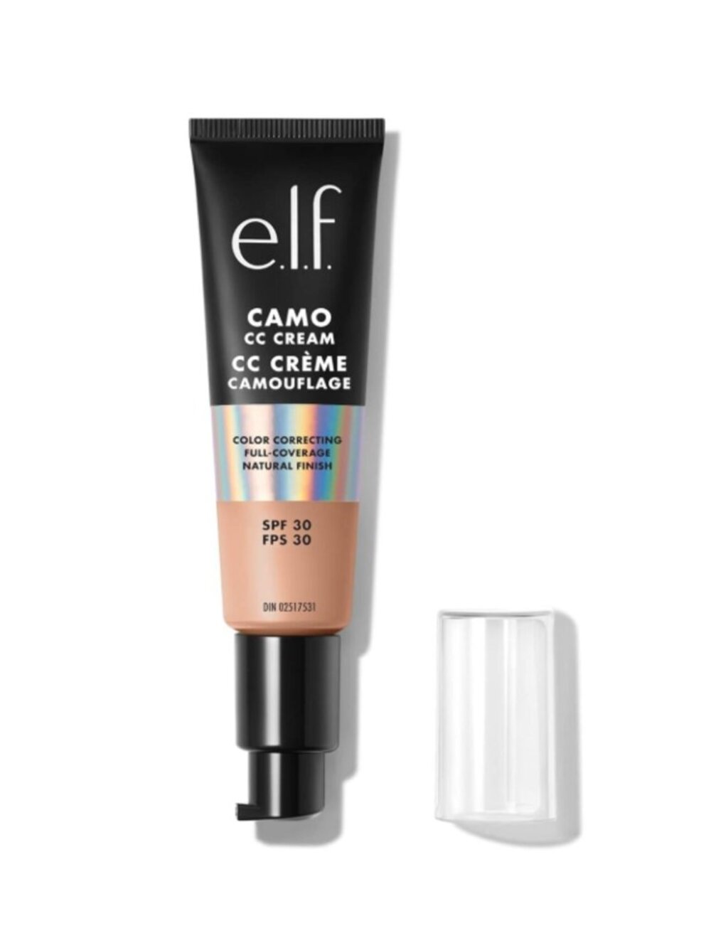 e.l.f. Camo CC Cream SPF 30 Full Coverage Semi-Matte Color Correcting - MEDIUM 3